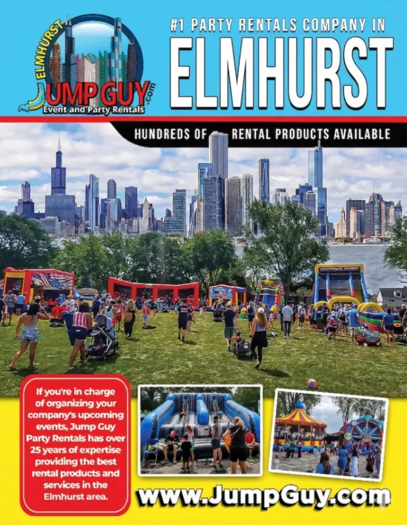 Jump Guy Party Rentals Elmhurst IL, number one party rentals company serving zip code 60126