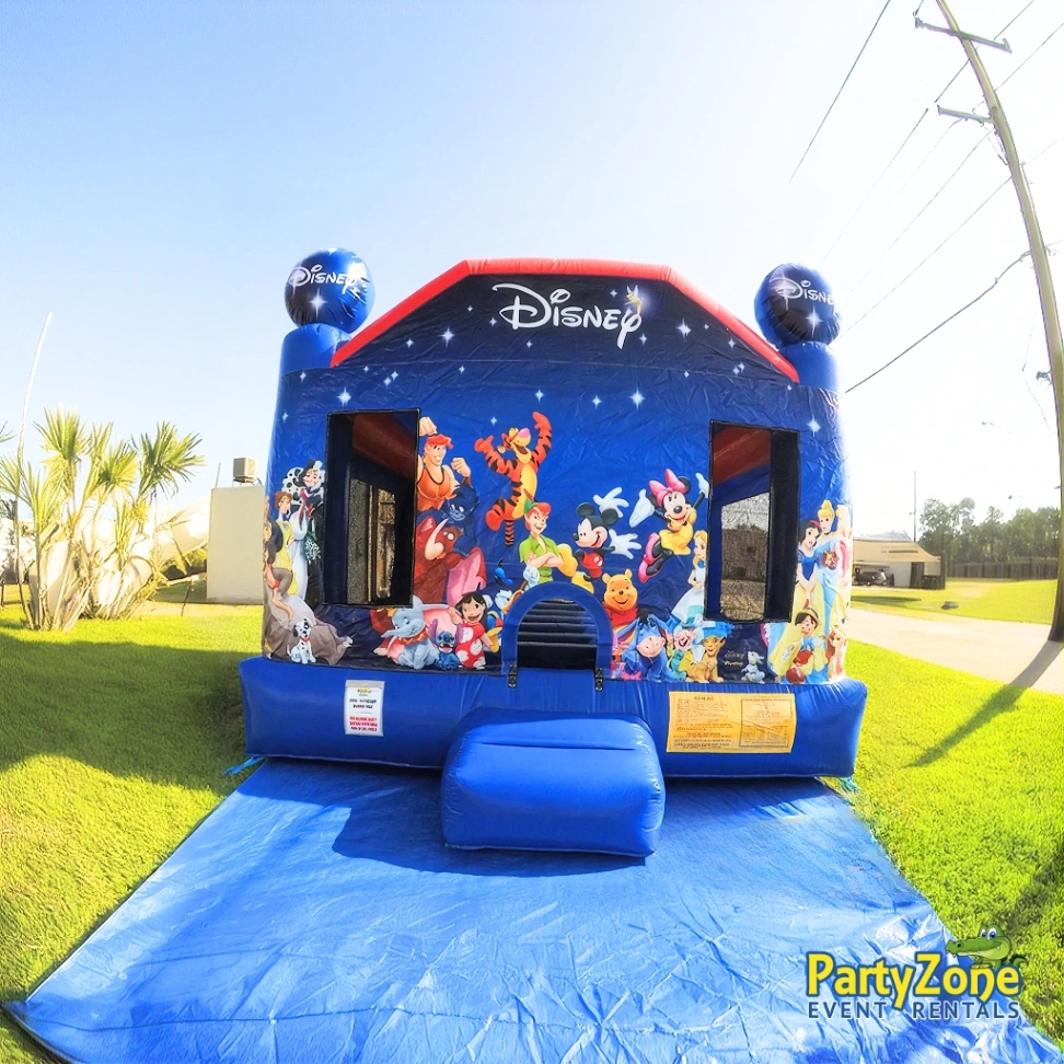 World of Disney bounce house rental for Harvey LA birthday parties near Manhattan Boulevard