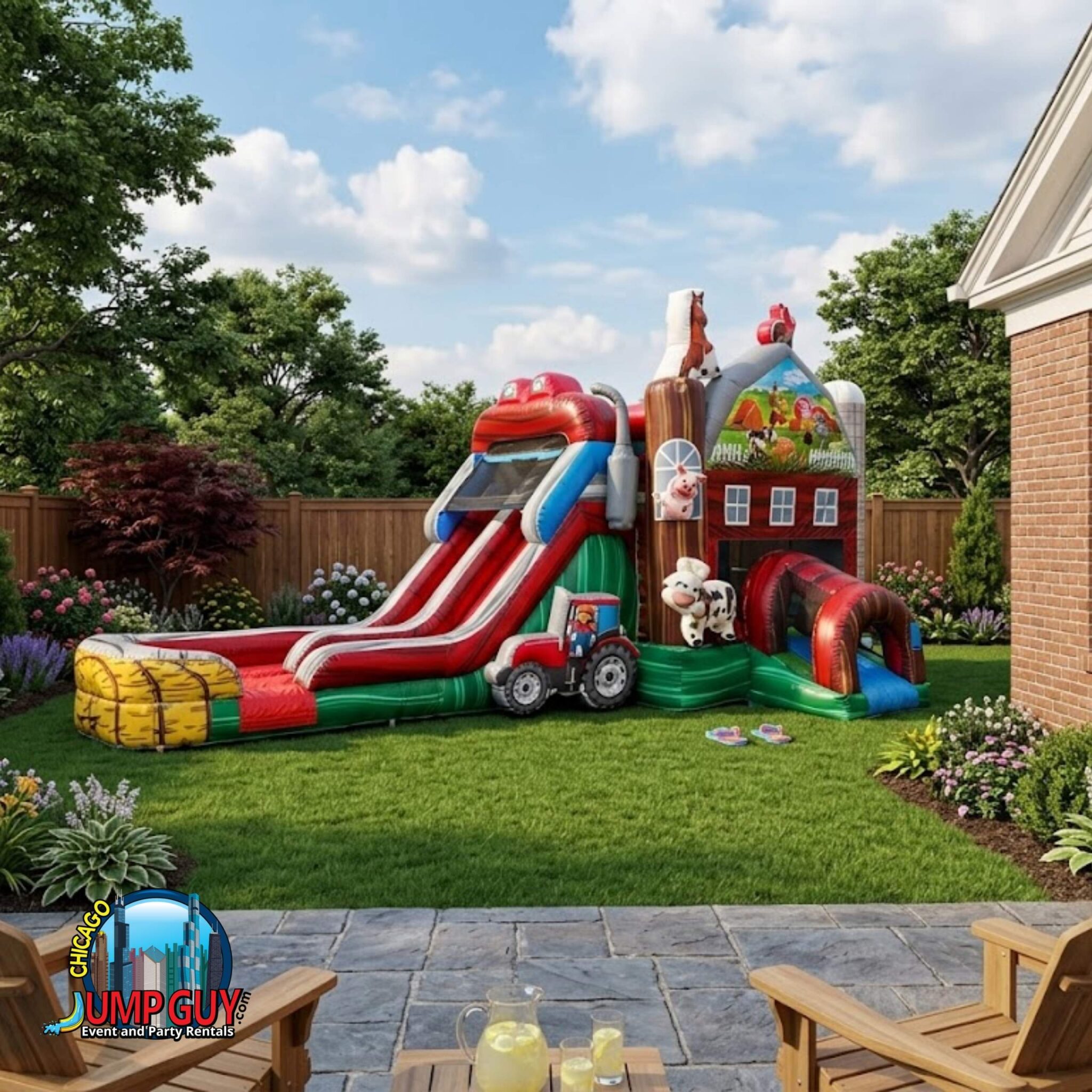barnyard-farm-bounce-slide-wet-