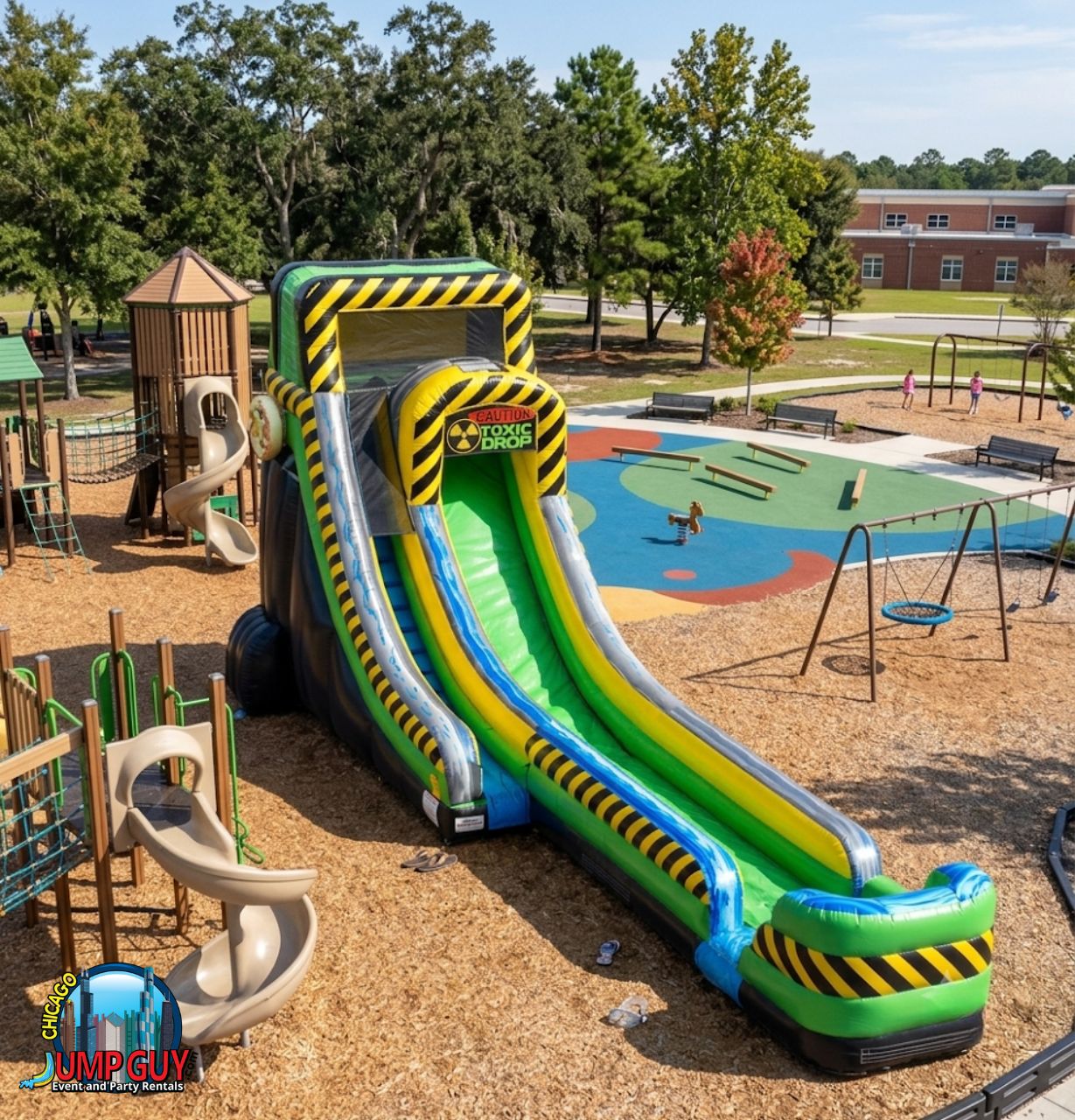Image of 20ft. Caustic Drop Water Slide